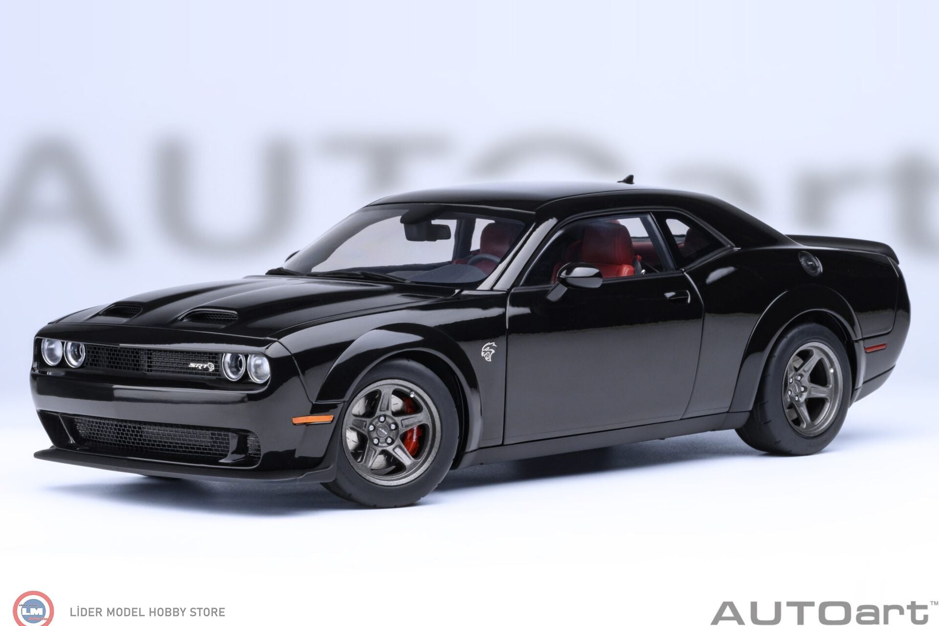 1:18 Autoart 2023 Dodge Challenger SRT Superstock Pitch Black