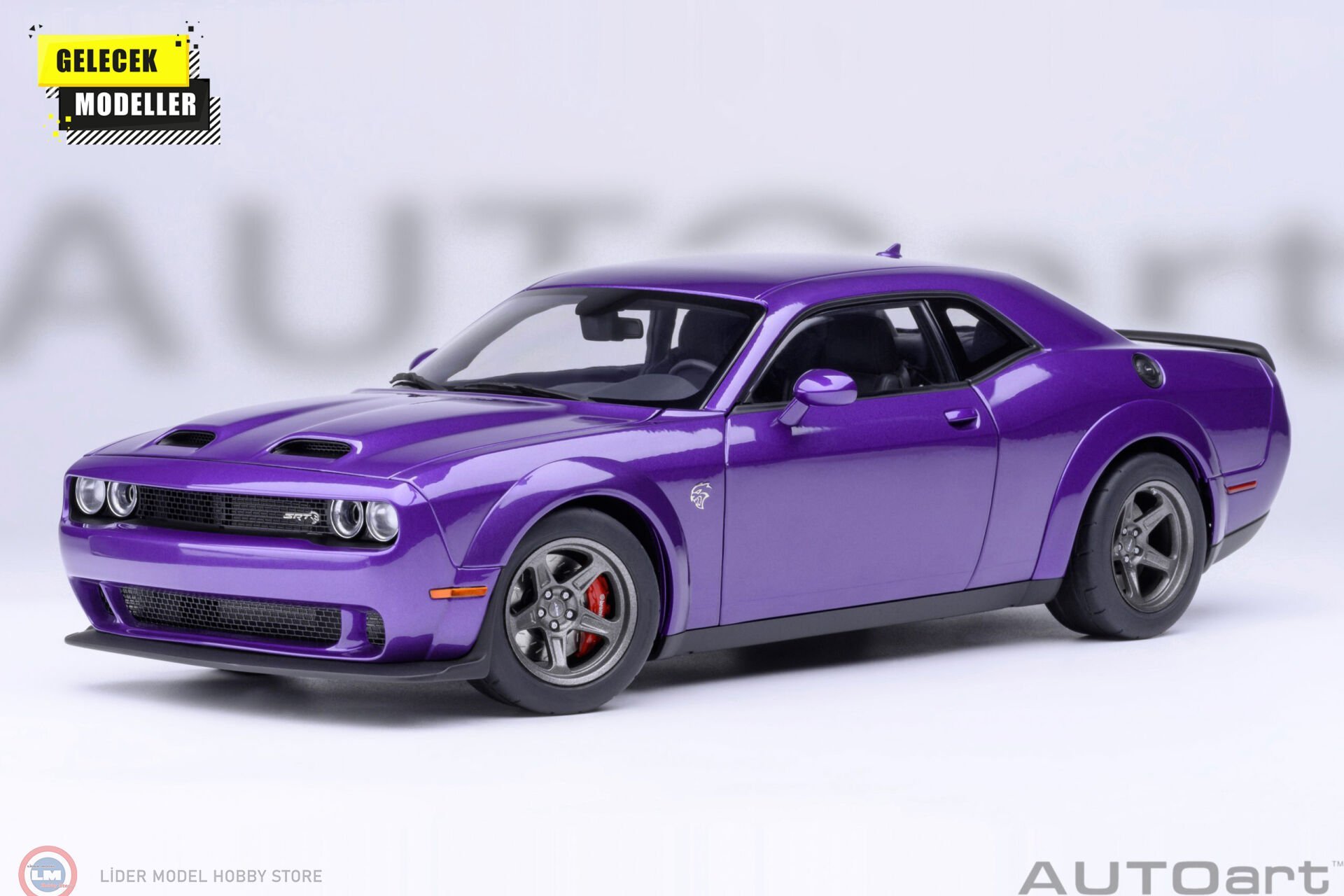 1:18 Autoart 2023 Dodge Challenger SRT Superstock (Plum Crazy)