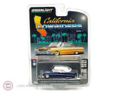 1:64 Greenlight 1950 Mercury Eight Chopped Top Convertible California Lowriders Series