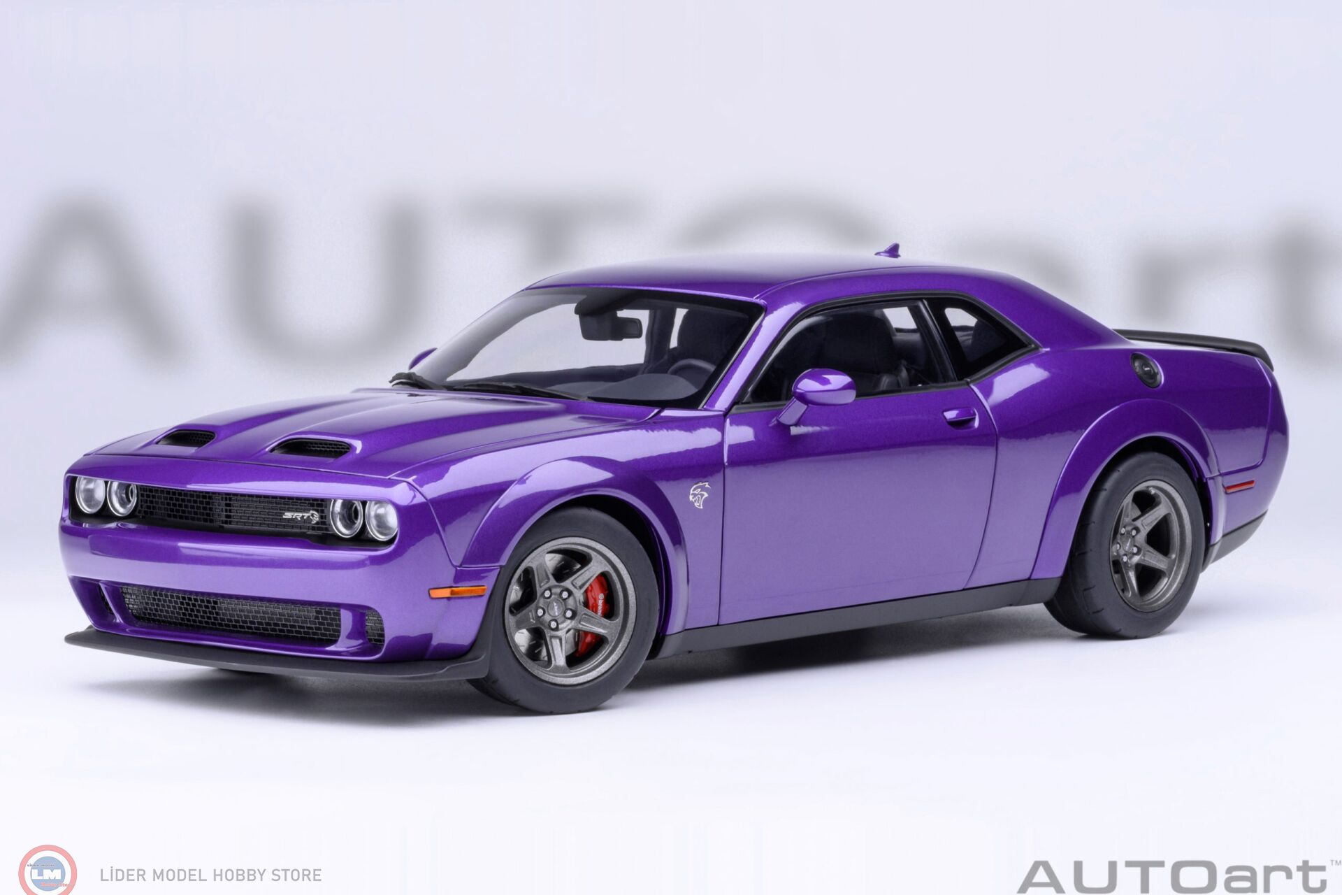 1:18 Autoart 2023 Dodge Challenger SRT Superstock (Plum Crazy)