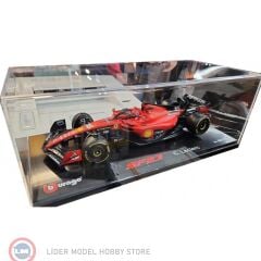 1:18 Burago 2023 Ferrari F1 SF-23 #16 - Charles Leclerc + SHOWCASE
