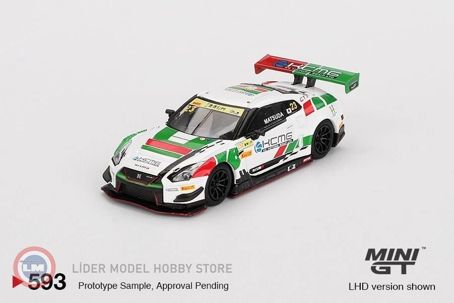 1:64 Mini GT 2018 Nissan GT-R (R35) GT3 #23 KCMG FIA GT WORLD CUP MACAU