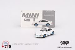 1:64 Mini GT 1974 Porsche 911 (901) PORSCHE 911 CARRERA RS 2.7 GRAND PRIX WHITE WITH BLUE LIVERY