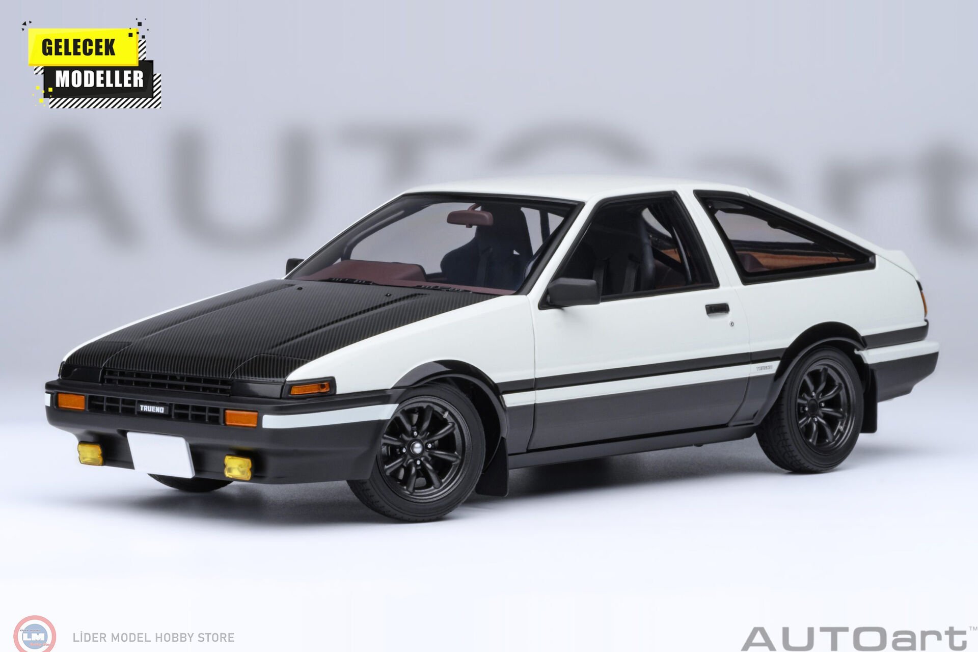 1:18 Autoart 1980 Toyota Sprinter Trueno (AE86) Project D Final version 30th Anniversary