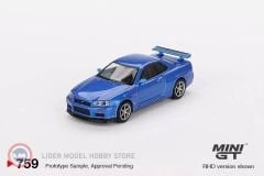 1:64 Mini GT 1999 Nissan SKYLINE GT-R (R34) VSPEC BAYSIDE