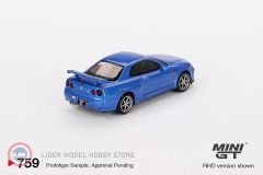 1:64 Mini GT 1999 Nissan SKYLINE GT-R (R34) VSPEC BAYSIDE