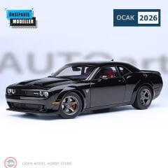1:18 Autoart 2023 Dodge Challenger SRT Superstock Pitch Black