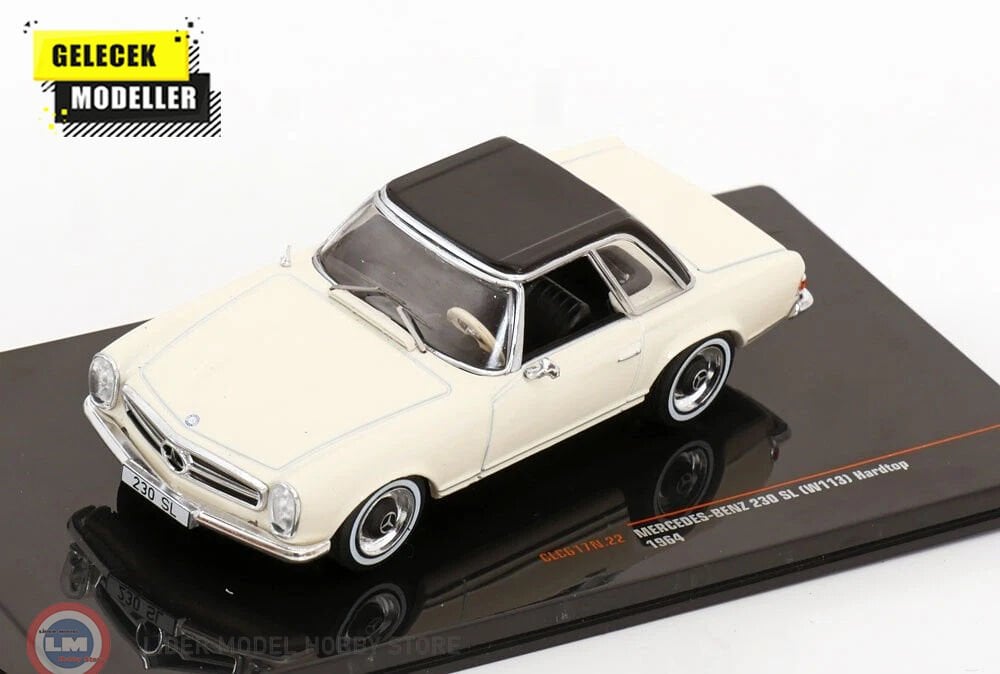 1:43 IXO 1964 Mercedes Benz 230 SL (W113) with HardTop