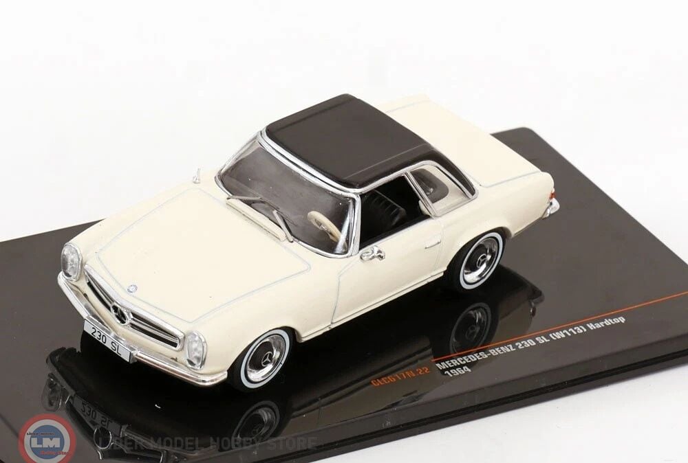 1:43 IXO 1964 Mercedes Benz 230 SL (W113) with HardTop