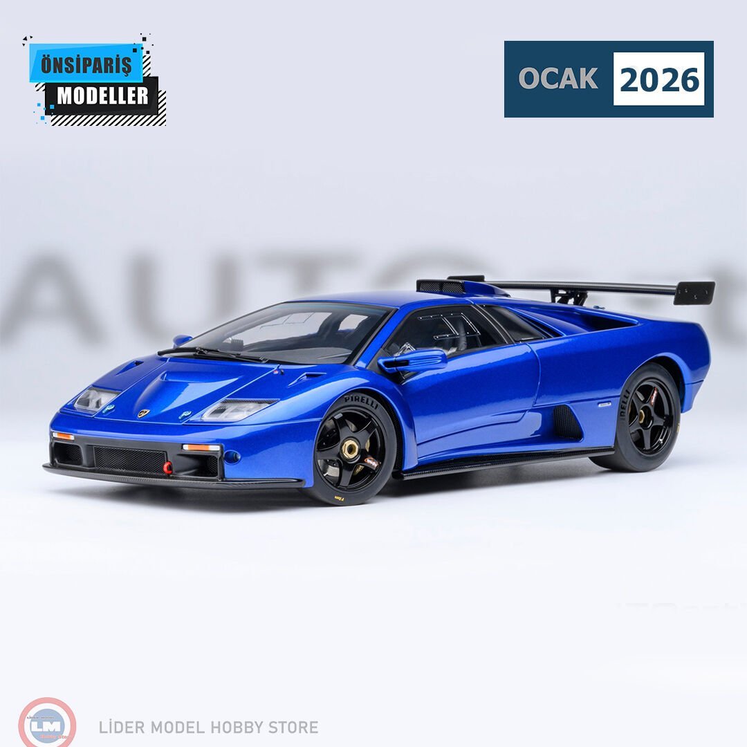 1:18 Autoart 1999 Lamborghini Diablo GTR Monterey Blue