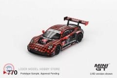 1:64 Mini GT 2023 Porsche 911 (992) GT3 R #9 GTD PRO PFAFF MOTORSPORTS SEBRING 12 HRS WINNER