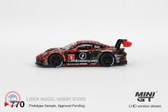 1:64 Mini GT 2023 Porsche 911 (992) GT3 R #9 GTD PRO PFAFF MOTORSPORTS SEBRING 12 HRS WINNER