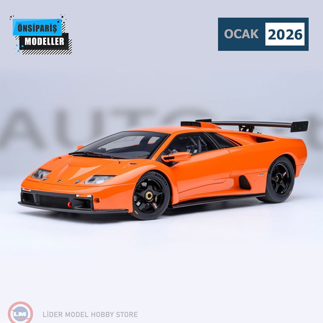 1:18 Autoart 1999 Lamborghini Diablo GTR Arancio Ishtar