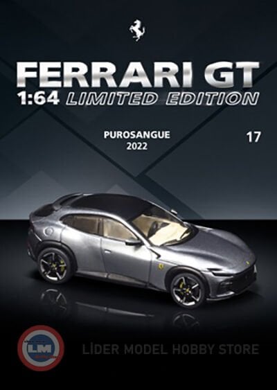 1:64 Atlas 2022 Ferrari Purosangue With Showcase