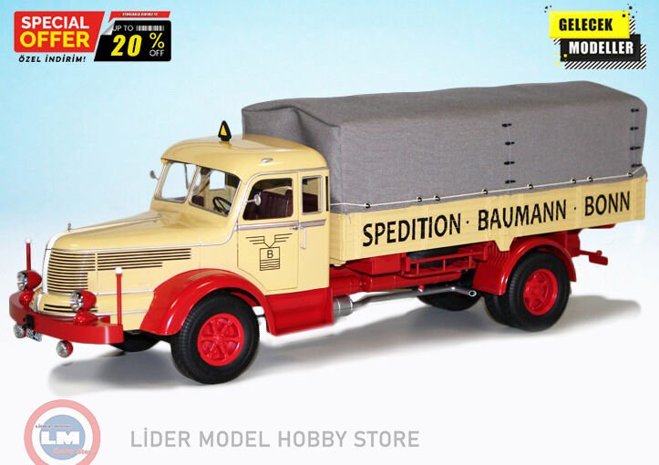 1:18 Road Kings 1950 Krupp Titan SWL 80 Canvas