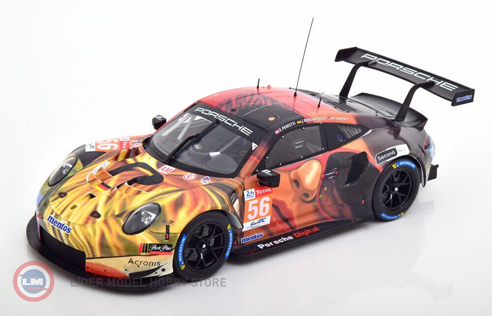 1:18 2019 Porsche 911 RSR #56 Winner 24h LeMans