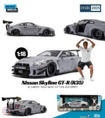 1:18 Nissan GTR R35 Liberty Walk Edition With Wataru Kato Figurine