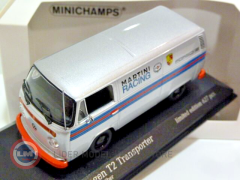 1:43 Minichamps 1972 Volkswagen T2 Porsche Renndienst - Silver