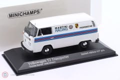 1:43 Minichamps 1972 Volkswagen T2 Transporter Porsche Renndienst  Martini Design