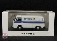 1:43 Minichamps 1972 Volkswagen T2 Transporter Porsche Renndienst  Martini Design