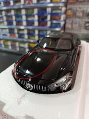 1:18 Almost Real 2017 Mercedes Benz AMG GT R Black With Red Stripe