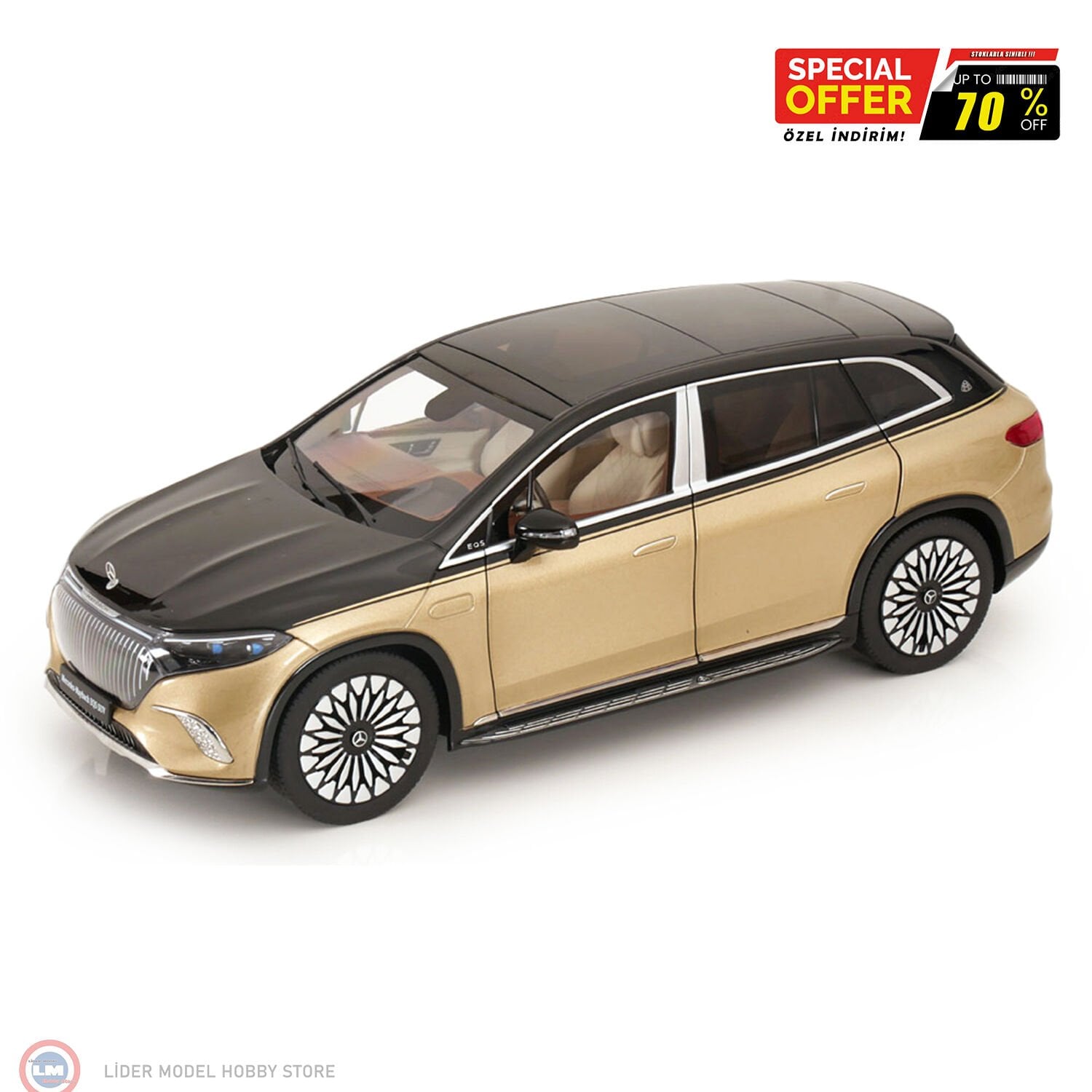 1:18 NZG 2024 Mercedes Benz Maybach EQS SUV Z296