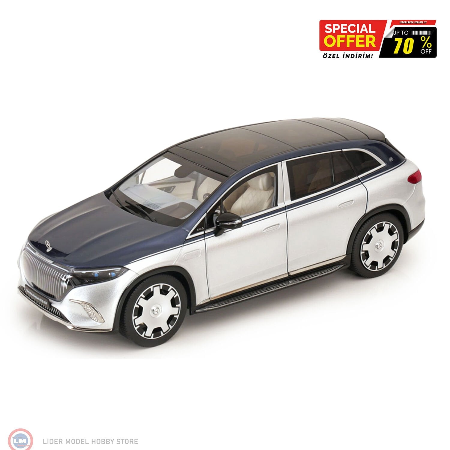 1:18 NZG 2024 Mercedes Benz Maybach EQS SUV Z296