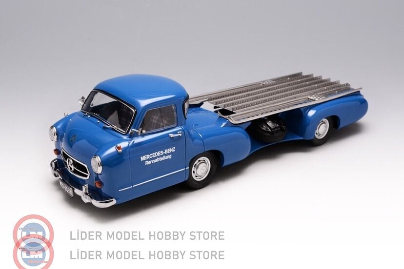 KUSURLU 1:18 WERK83 Mercedes Benz Renntransporter  1955    “The Blue Wonder''