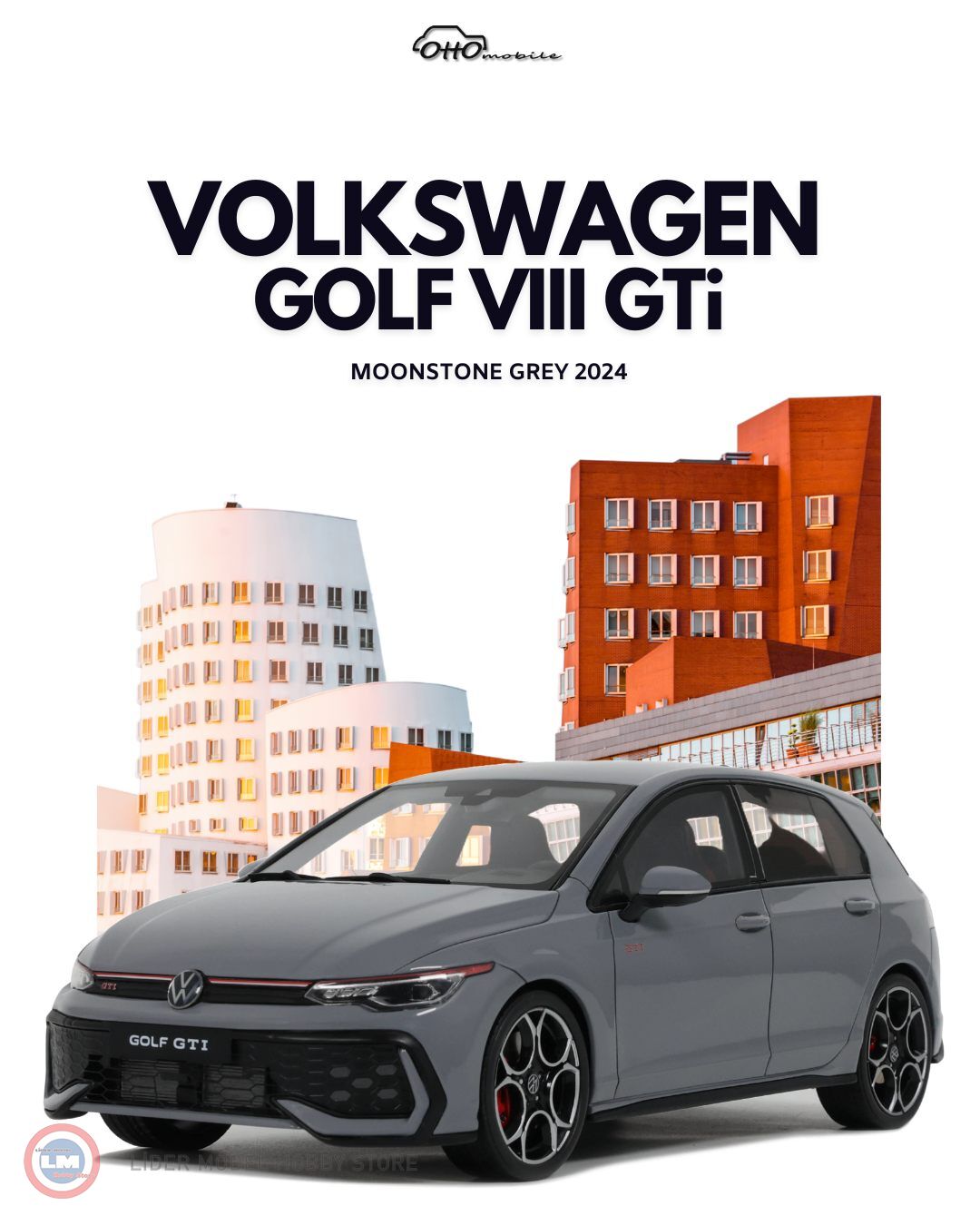 1:18 Otto 2024 Volkswagen Golf 8 GTI