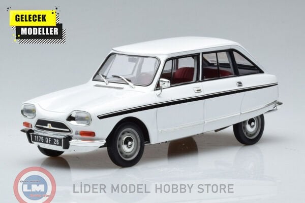 1:18 Norev 1974 Citroen Ami Super - meije white
