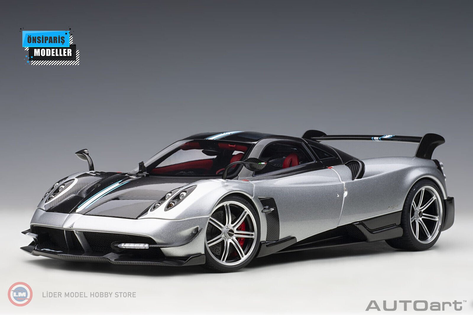 1:18 Pagani Huayra BC Gümüş