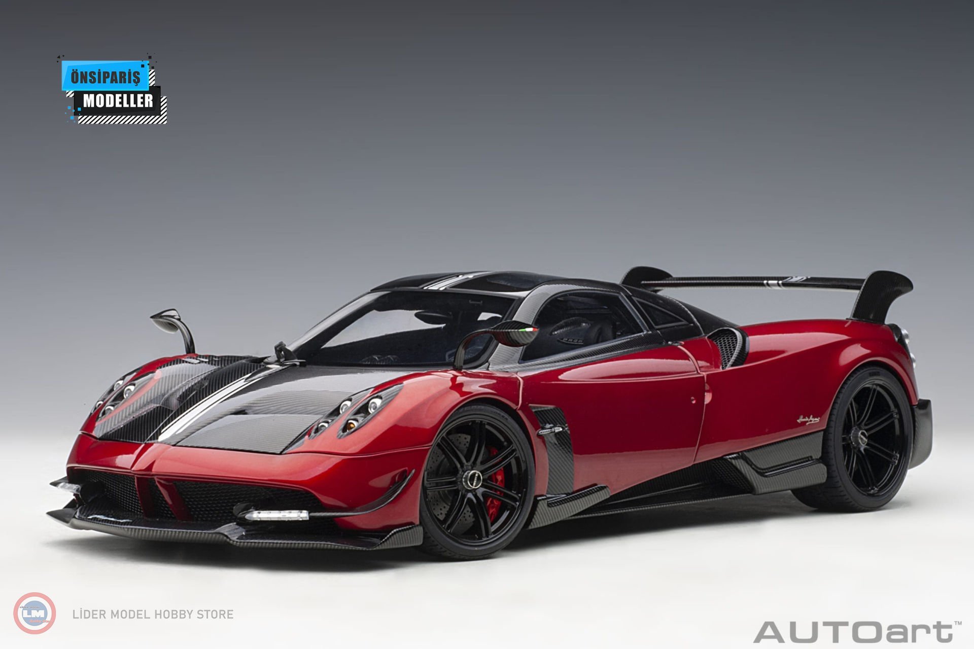 1:18 Pagani Huayra BC Kırmızı