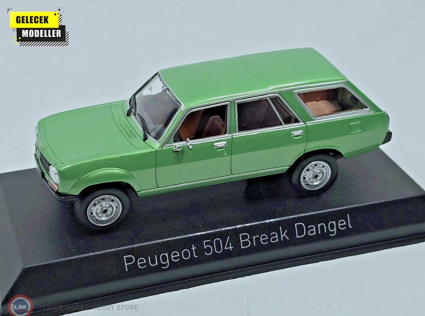 1:43 Norev 1980 Peugeot 504 Break Dangel