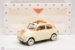 1:18 Norev 1968 Fiat 500 L - Wedding Gift
