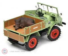 1:18 Mercedes Benz Unimog 401 With Wild Boar