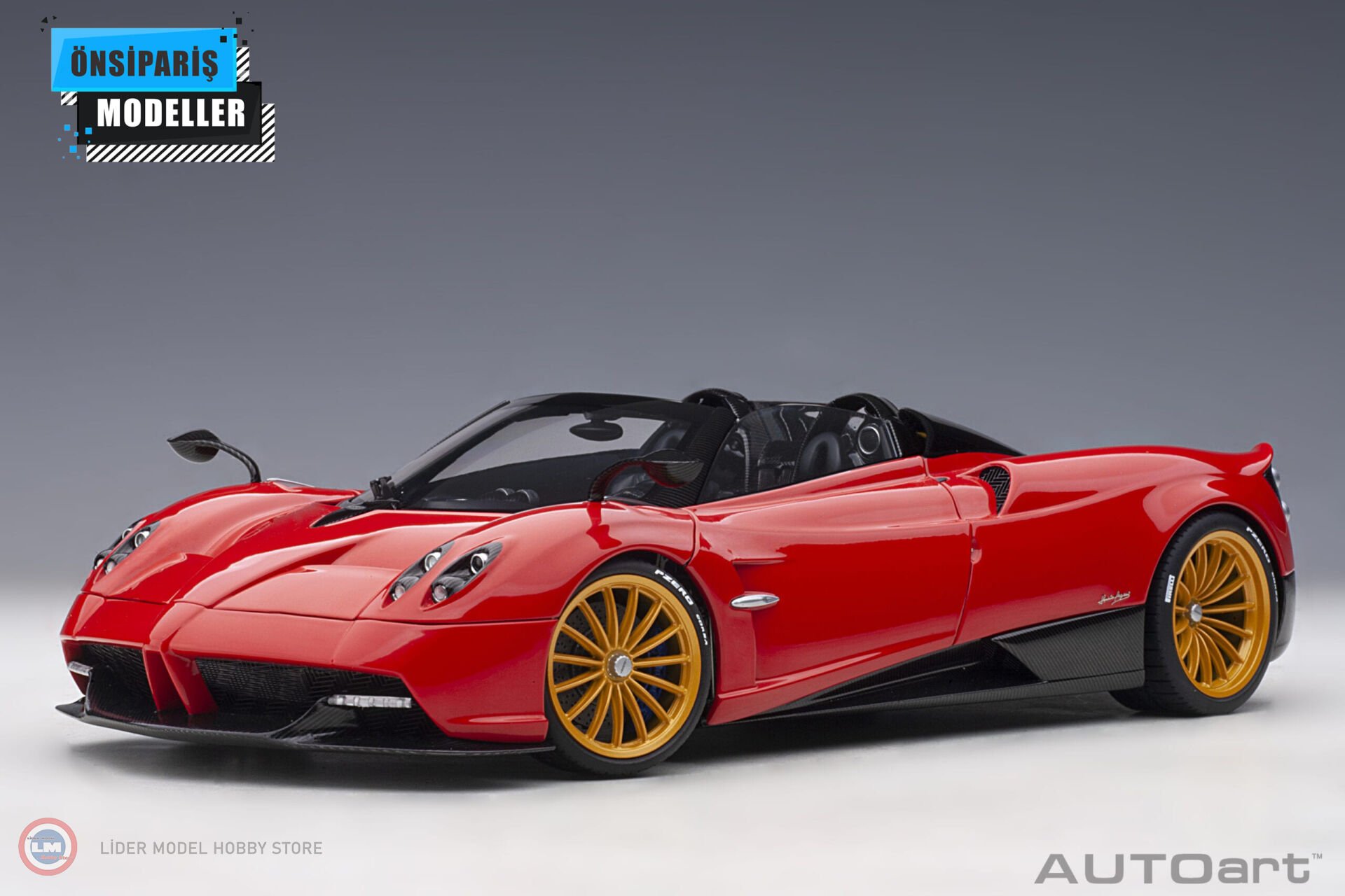 1:18  Pagani Huayra Roadster Kırmızı