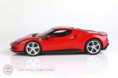 1:18 BBR 2021 Ferrari 296 GTB Rosso Corsa Model Car with showcase Limited