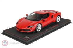 1:18 2021 Ferrari 296GTB Rosso Corsa Model Car with showcase Limited