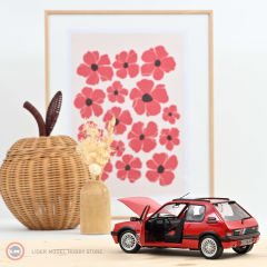 1:18 Norev 1991 Peugeot 205 GTi 1.9 PTS deco - vallelunga red