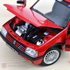1:18 Norev 1991 Peugeot 205 GTi 1.9 PTS deco - vallelunga red