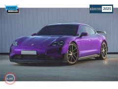 1:18 2023 Porsche Taycan Turbo GT Purple Sky Metallic