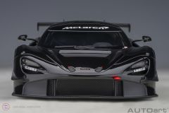 1:18 Autoart 2019 McLaren 720S GT3 81941 Plain Body Version (Black)