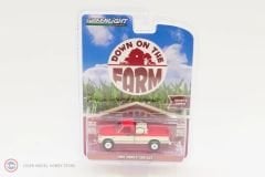 1:64 Greenlight 1991 Ford F-250 XLT Pickup with Fuel Tramsfer Tank in Scarlet
