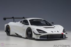 1:18 Autoart 2019 McLaren 720S GT3 81940 Plain Body Version (White)