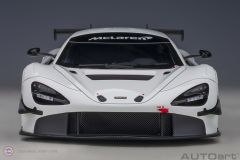 1:18 Autoart 2019 McLaren 720S GT3 81940 Plain Body Version (White)