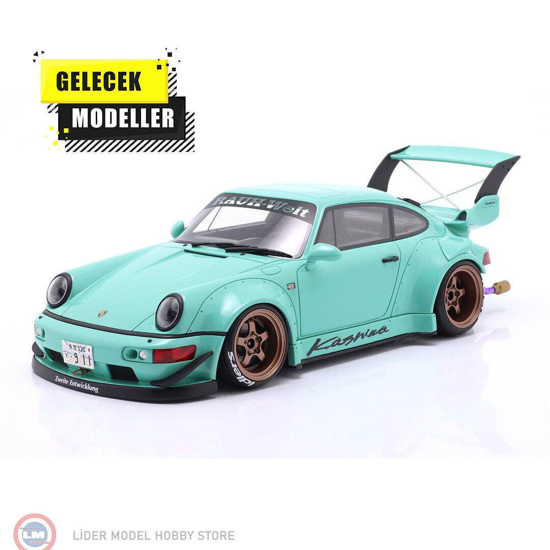 1:18 GT Spirit 2022 Porsche 911 RWB Kashiwa Blue