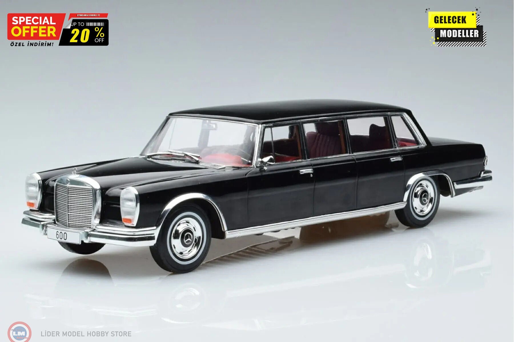 1:18 MCG 1969 Mercedes Benz 600 (W100) Pullmann