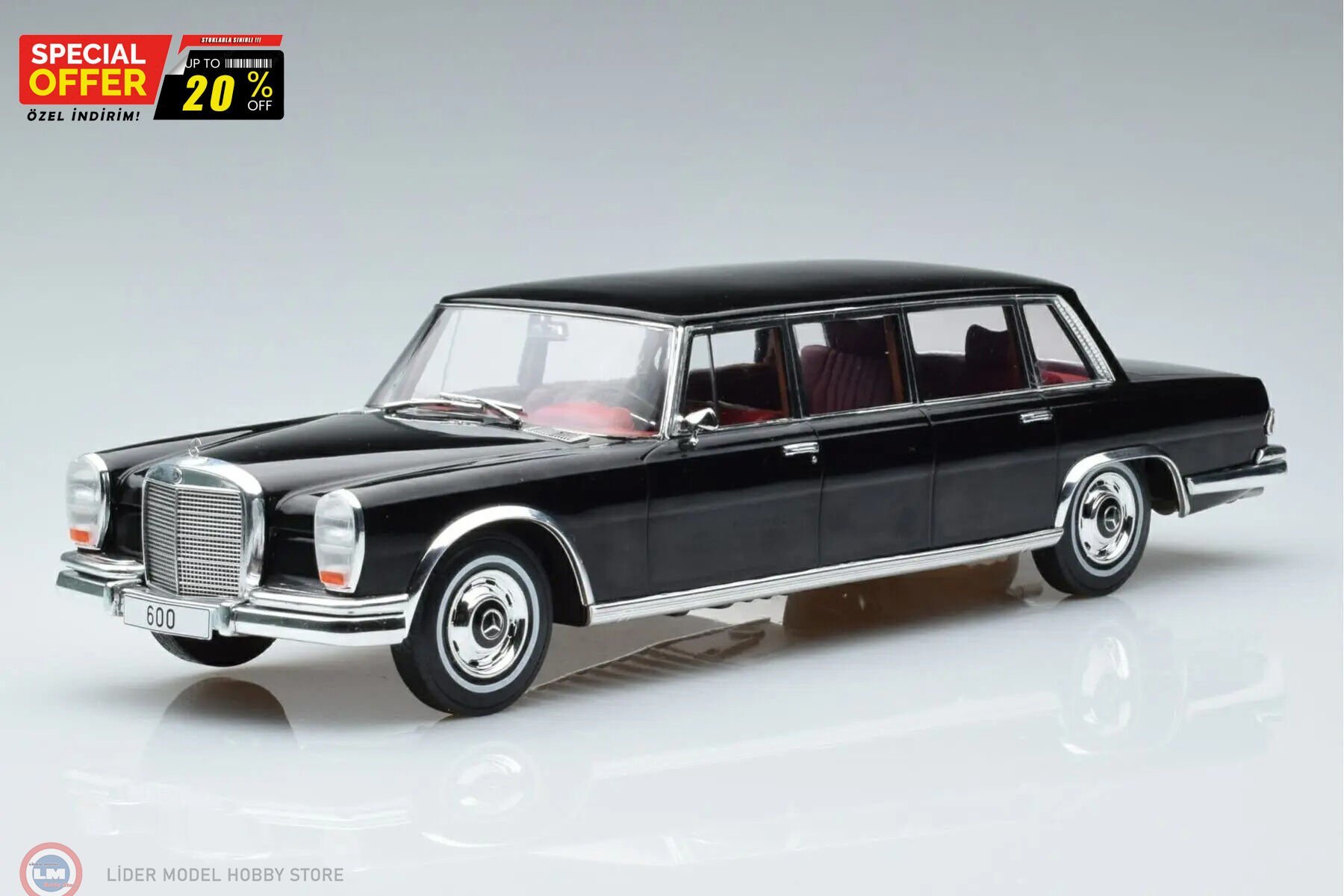 1:18 MCG 1969 Mercedes Benz 600 (W100) Pullmann