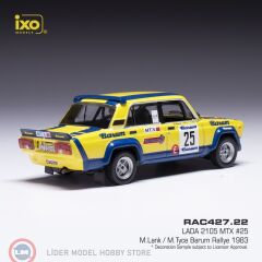 1:43 IXO 1983 Lada 2105 MTX, #25, Barum Rally,M.LankM.Tyce,