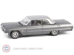 1:64 Greenlight 1964 Chevrolet Bel Air in Dark Gray Metallic and Silver Metallic